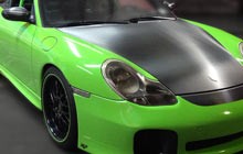 Green sports car using Easy Apply Films